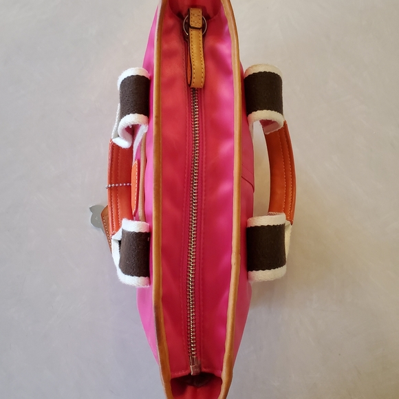 Euc Vintage Rare Coach Hampton Y2k Pink Tote Bag Purse c - Picture 11 of 13